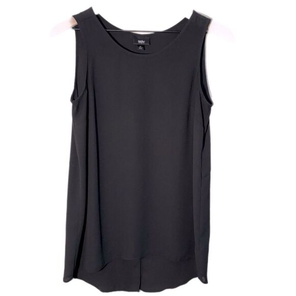 Mossimo Supply Co. Tank Top Women’s S/P Black Relaxed Fit Rounded Neck. - Picture 1 of 9